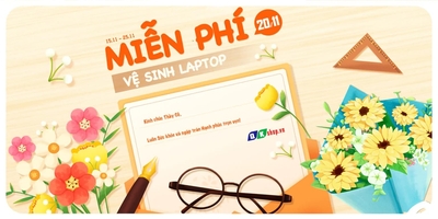 Tri Ân Thầy Cô – Chăm Sóc Laptop Miễn Phí Tại QKShop (15/11 – 25/11/2025)