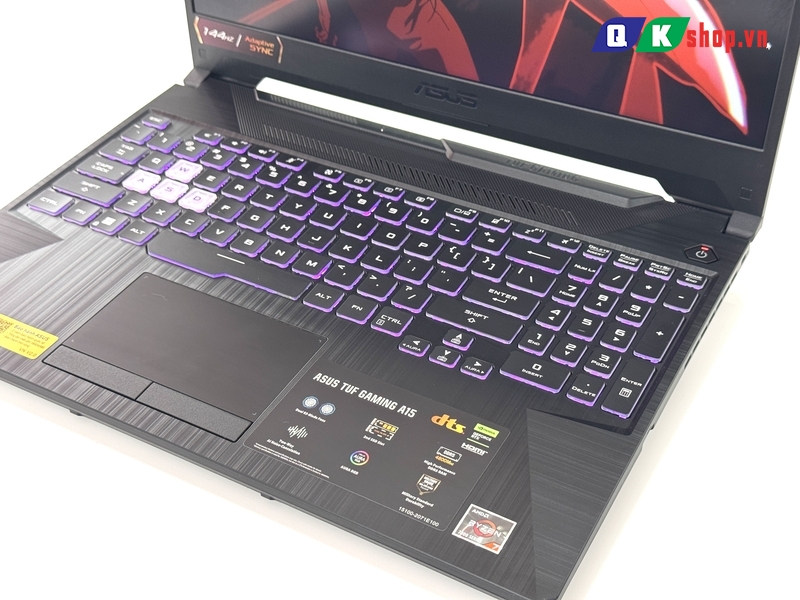 Laptop ASUS TUF Gaming A15 FA506NCG-HN184W R7-7445HS / RAM 16GB / SSD 512GB PCIE / 15.6 FHD 144HZ / VGA 4GB RTX3050