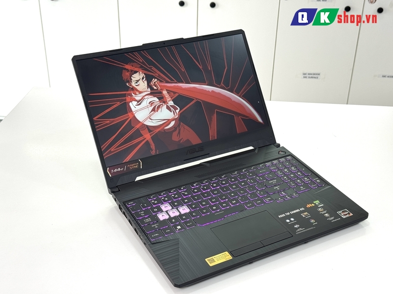 Laptop ASUS TUF Gaming A15 FA506NCG-HN184W R7-7445HS / RAM 16GB / SSD 512GB PCIE / 15.6 FHD 144HZ / VGA 4GB RTX3050