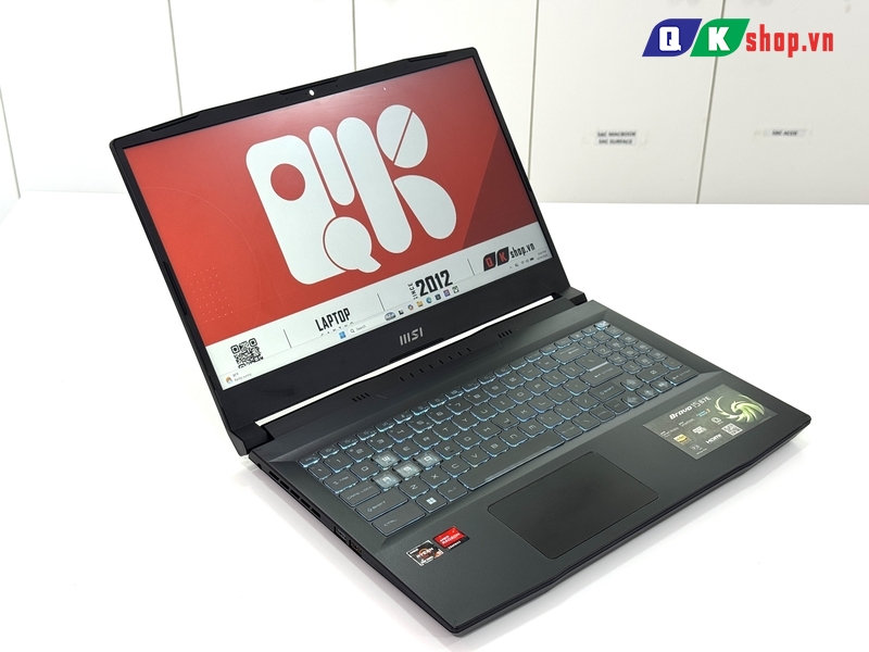 Laptop MSI Gaming Bravo 15 B7ED-010VN Ryzen 5-7535HS / RAM 16GB / SSD 512GB PCIE / 15.6 FHD / VGA 4GB RX6550M