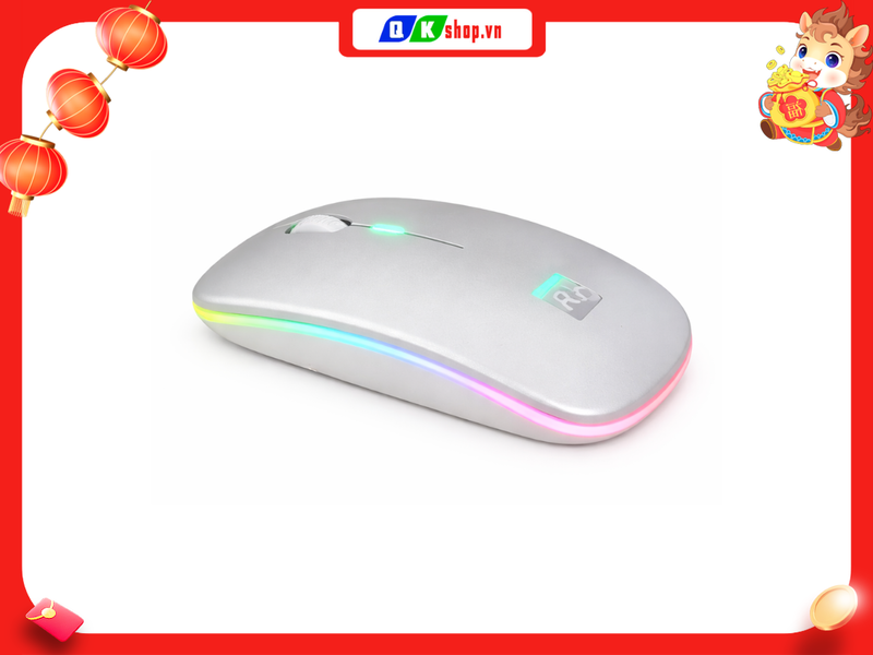 Chuột không dây LEB RGB R8 - Pin sạc