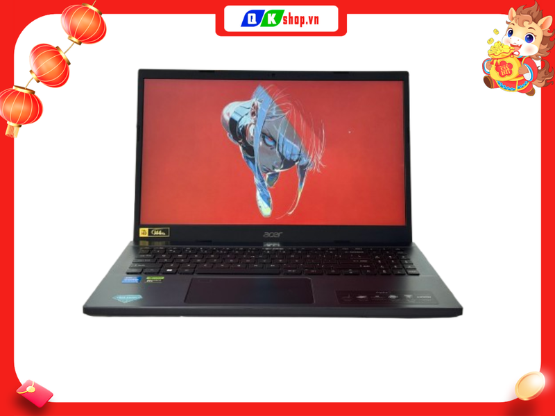 Laptop Acer Aspire 7 A715-76G Core I5 - 12450H / RAM 16GB / SSD 512GB PCIE / 15.6 FHD 144HZ / VGA 4GB RTX2050