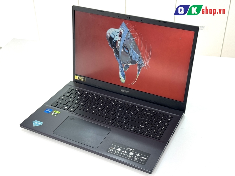 Laptop Acer Aspire 7 A715-76G Core I5 - 12450H / RAM 16GB / SSD 512GB PCIE / 15.6 FHD 144HZ / VGA 4GB RTX2050