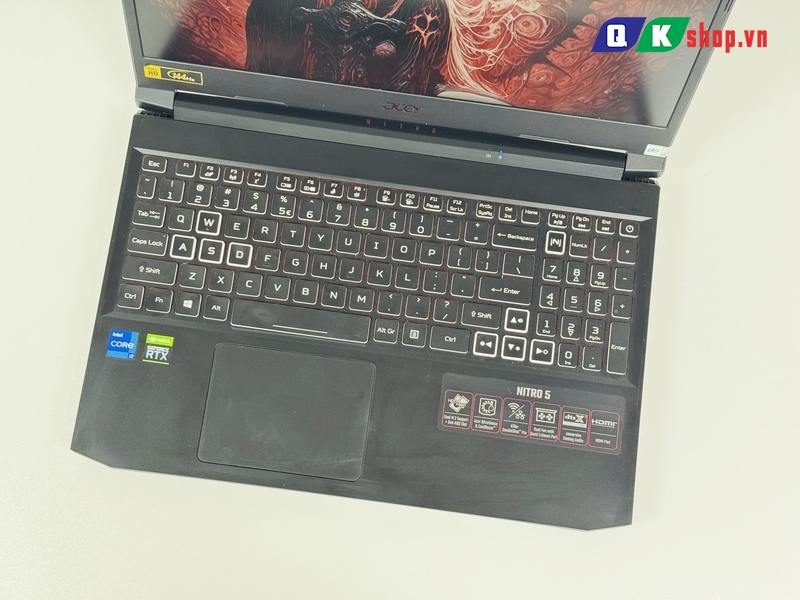 Laptop Acer Nitro 5 Gaming AN515 57 Core I7-11800H / Ram 8 GB / SSD 512GB / 15.6″ Full HD 144Hz / RTX 3050Ti 4 GB