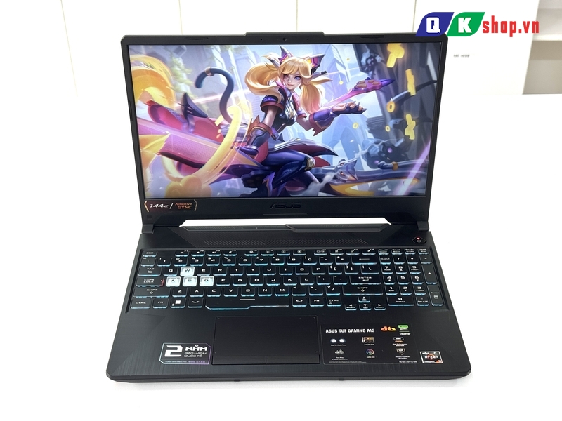 Laptop ASUS TUF Gaming A15 FA506NC-HN011W Ryzen 5-7535HS / Ram 8GB / SSD 512GB PCIE / 15.6 FHD 144HZ /  VGA 4GB RTX3050