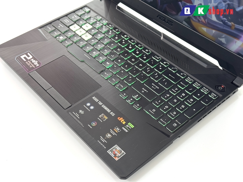 Laptop ASUS TUF Gaming A15 FA506NC-HN011W Ryzen 5-7535HS / Ram 8GB / SSD 512GB PCIE / 15.6 FHD 144HZ /  VGA 4GB RTX3050
