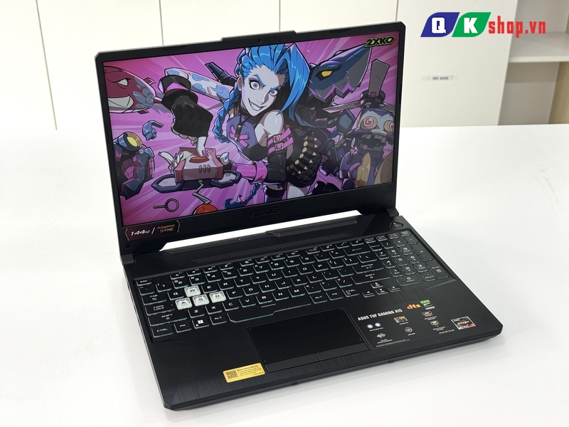 Laptop ASUS TUF Gaming A15 FA506NCG - HN184W Ryzen 7 - 7445HS / Ram 16GB/ SSD 512GB PCIE / 15.6 FHD 144HZ / VGA 4GB RTX3050