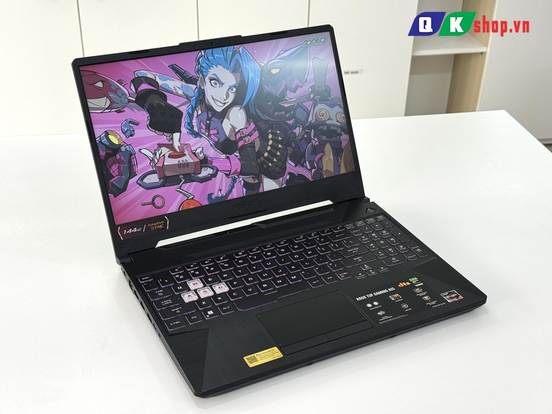 Laptop ASUS TUF Gaming A15 FA506NCG - HN184W Ryzen 7 - 7445HS / Ram 16GB/ SSD 512GB PCIE / 15.6 FHD 144HZ / VGA 4GB RTX3050