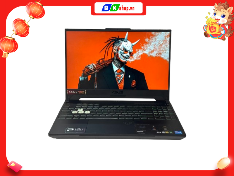 Laptop Asus TUF Gaming F15 FX507ZC - HN124W Core i7 12700H / Ram 16GB / SSD 512GB / 15.6" FHD 144Hz /  RTX3050 4GB