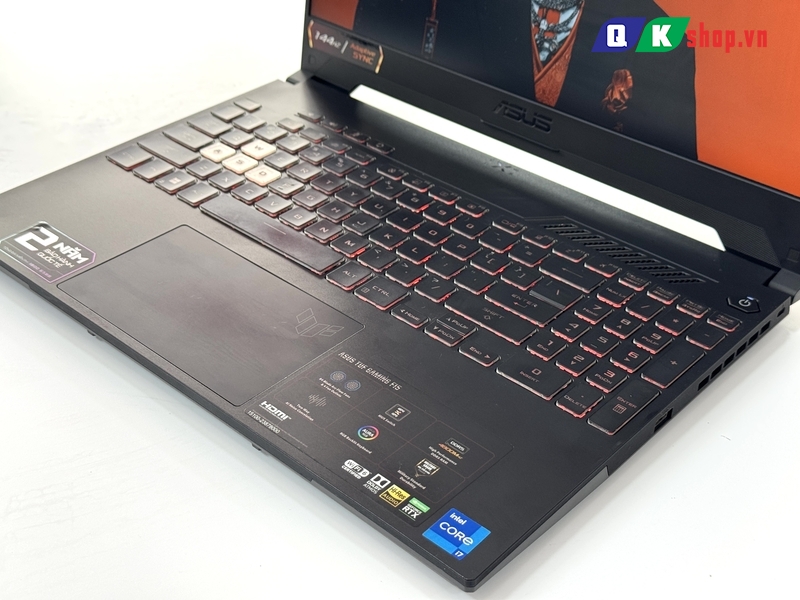 Laptop Asus TUF Gaming F15 FX507ZC - HN124W Core i7 12700H / Ram 16GB / SSD 512GB / 15.6" FHD 144Hz /  RTX3050 4GB
