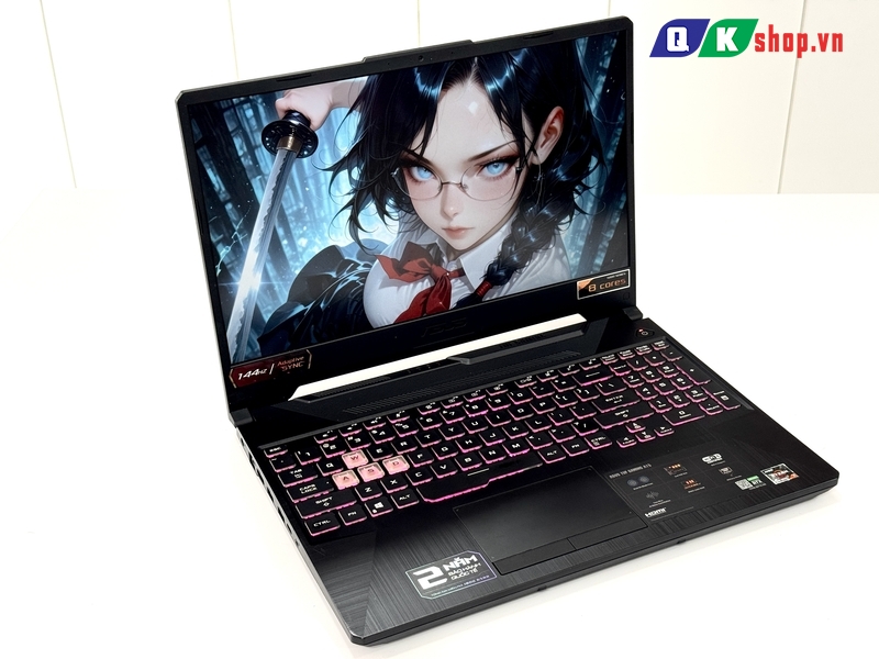 Laptop ASUS TUF Gaming FA506QM Ryzen 7-5800H / Ram 16GB / SSD 1TB PCIE / 15.6" FHD  144Hz / VGA 6GB RTX 3060