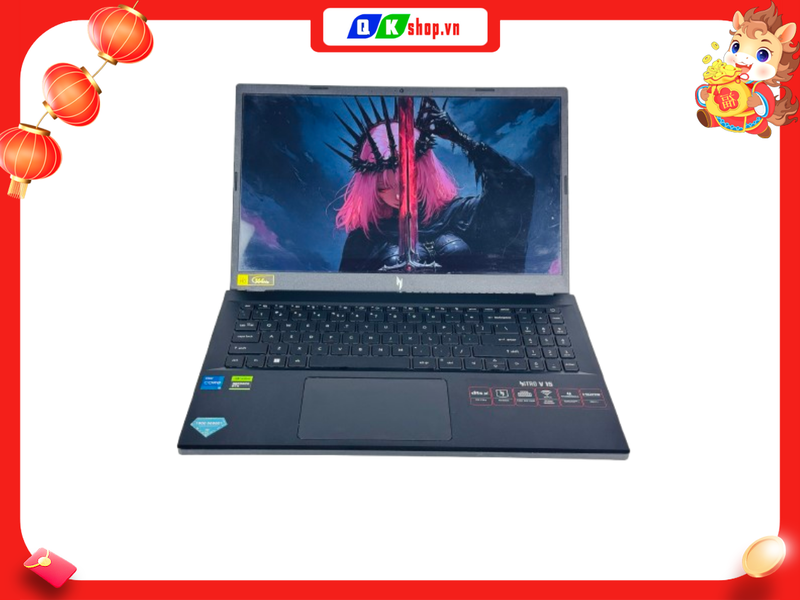 Laptop gaming Acer Nitro V ANV15 51 53NE Intel Core i5-13420H / Ram 16GB / SSD 512GB / 15.6 inch FHD 144Hz / RTX 2050 4GB