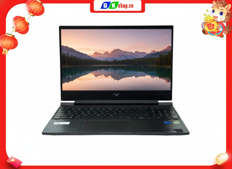 Laptop HP Gaming Victus 15 - FB1022AX  Ryzen 5 - 7535HS /  RAM 16GB / SSD 512GB PCIE / 15.6 FHD  / VGA 4GB RTX 2050