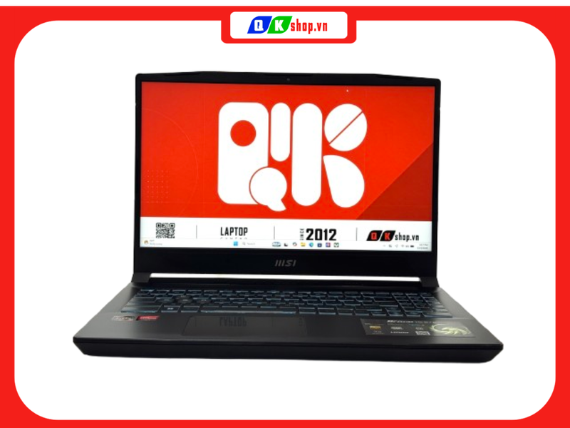 Laptop MSI Gaming Bravo 15 B7ED-010VN Ryzen 5-7535HS / RAM 16GB / SSD 512GB PCIE / 15.6 FHD / VGA 4GB RX6550M