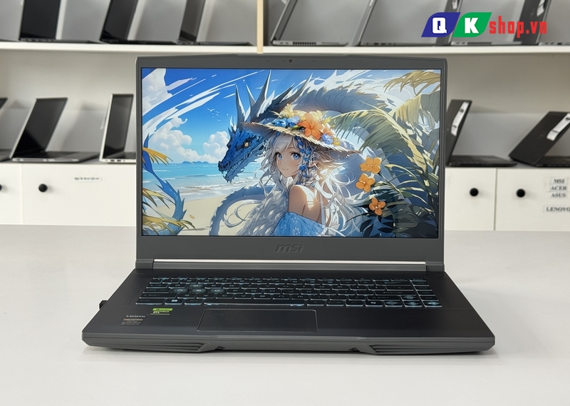 Laptop MSI Gaming Thin 15 B12UC 2045VN  Core i5-12450H / Ram 16GB / SSD 512GB / 15.6 inch FHD / RTX 3050 4GB